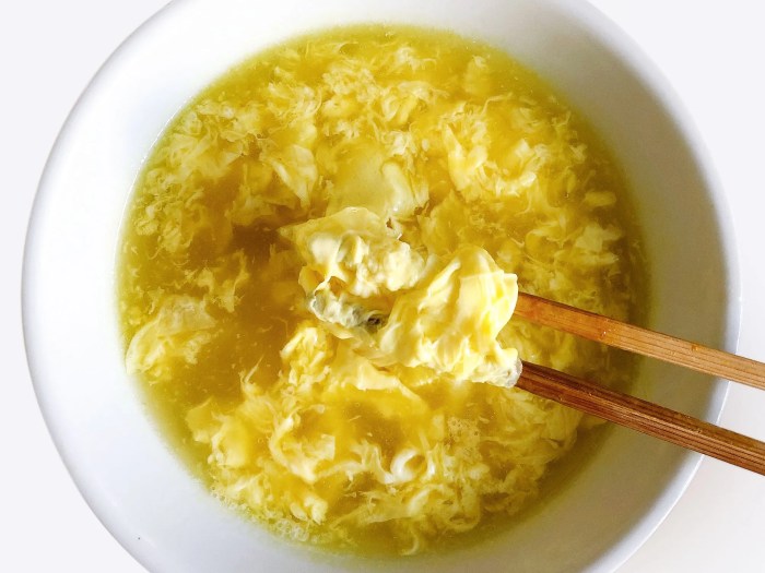 Egg soup drop recipe