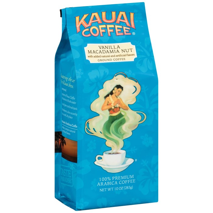 Kauai coffee vanilla macadamia nut nutrition facts