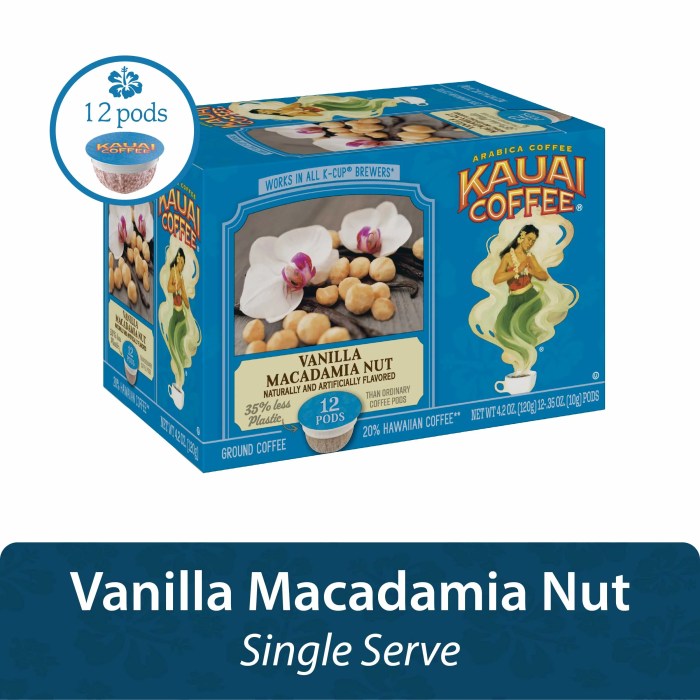 Kauai coffee vanilla macadamia nut nutrition facts